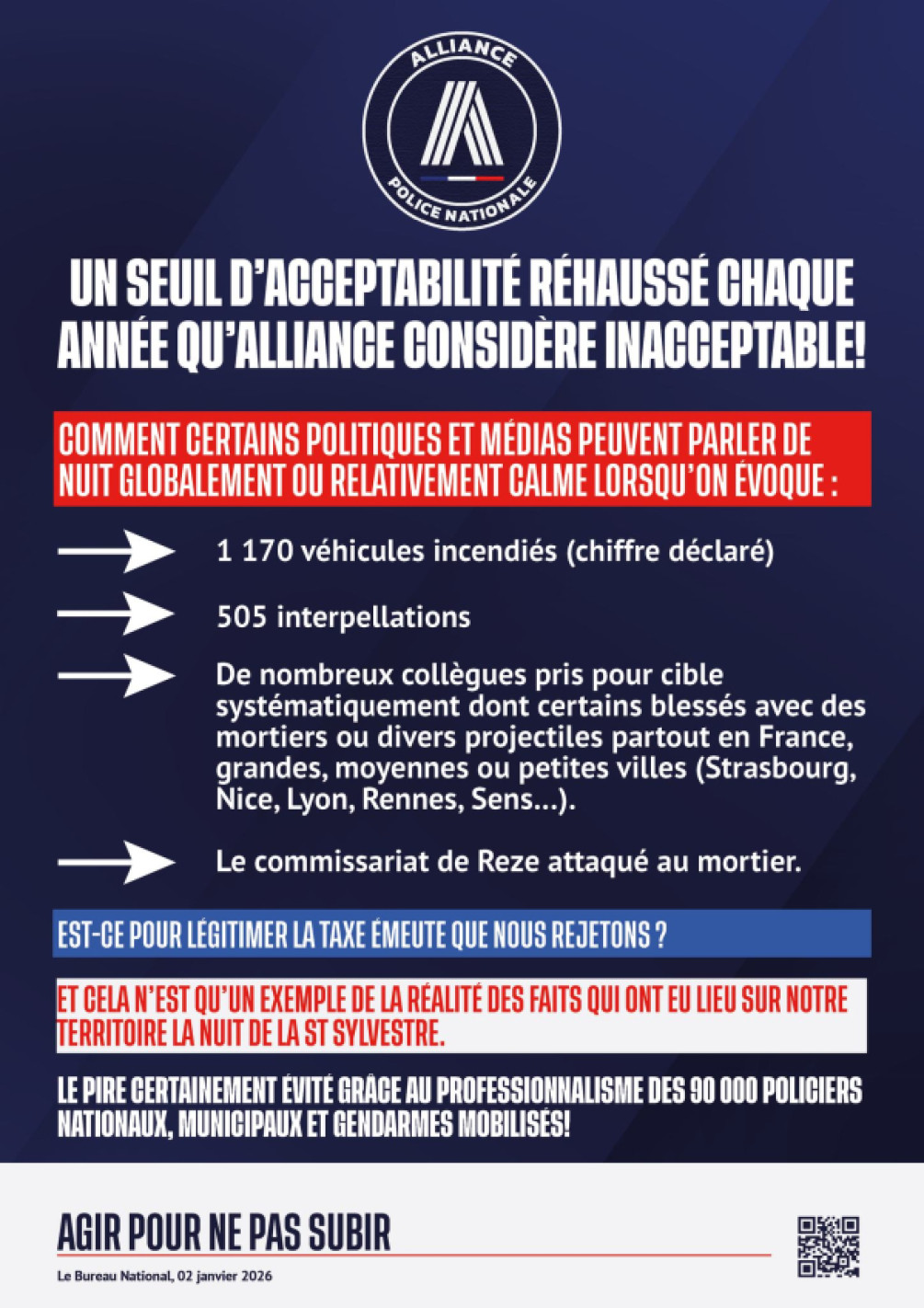 SEUIL ACCEPTABILITE REHAUSSE CHAQUE ANNEE